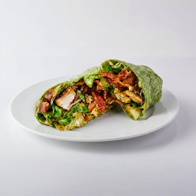 Blackened Chicken Burrito.