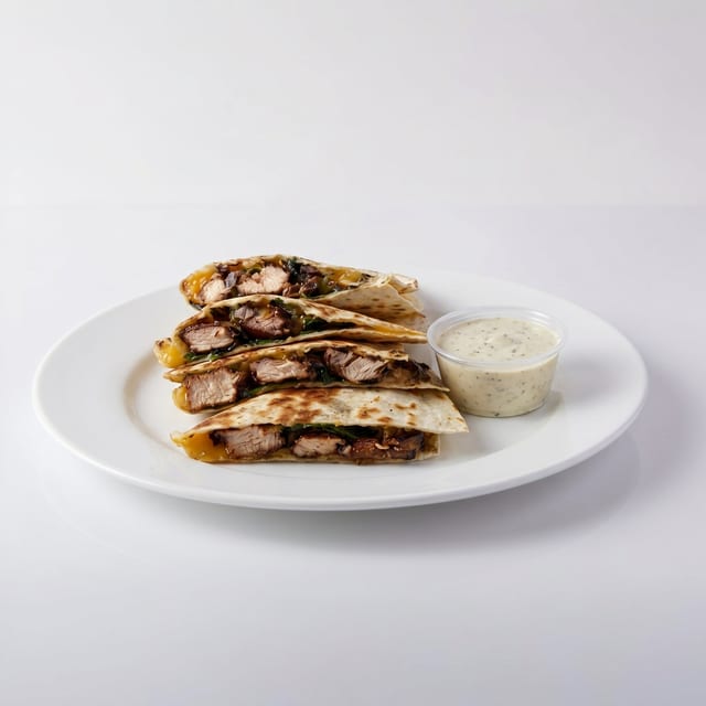 Blackened Chicken Quesadilla.